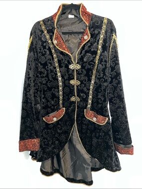 Adult Rebel Pirate Jacket Spirit of Halloween Costume Size XL